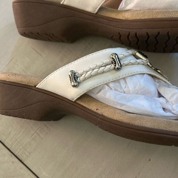 ALDO White & Tan Western Sandals NWT Size 8 - Picture 8 of 9